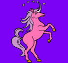 Dibujo Unicornio pintado por valuu