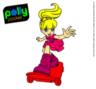 Dibujo Polly Pocket 7 pintado por polila