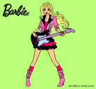 Dibujo Barbie guitarrista pintado por noe_2011