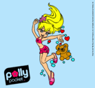 Dibujo Polly Pocket 14 pintado por madrid