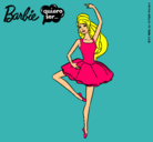 Dibujo Barbie bailarina de ballet pintado por wine 