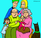 Dibujo Familia pintado por gfgvbvfthrtr