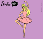 Dibujo Barbie bailarina de ballet pintado por miau