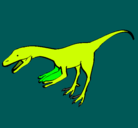 Dibujo Velociraptor II pintado por pocollo