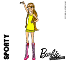 Dibujo Barbie Fashionista 4 pintado por naipí