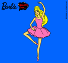 Dibujo Barbie bailarina de ballet pintado por sendin