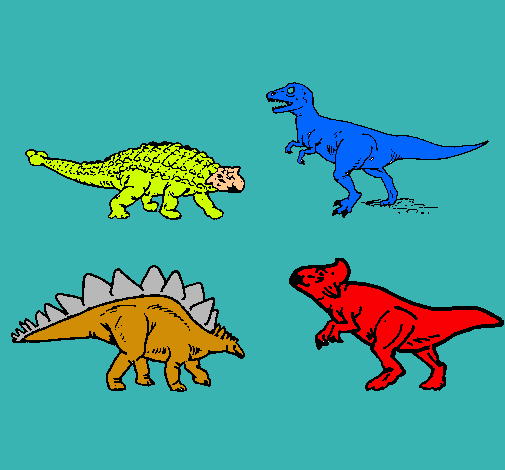 Dibujo Dinosaurios de tierra pintado por Lolo130306