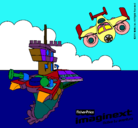 Dibujo Imaginext 18 pintado por shanty