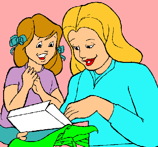 Dibujo Madre e hija pintado por Rapunzel