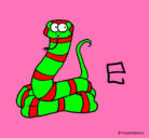 Dibujo Serpiente pintado por juarez