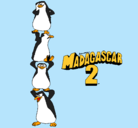 Dibujo Madagascar 2 Pingüinos pintado por aaaaaaaaaaaa