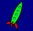 Dibujo Cohete II pintado por DANBARESCA