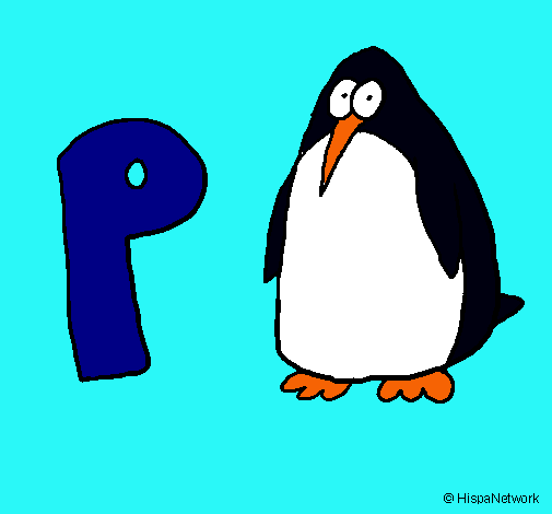 Dibujo Pingüino pintado por ireneglezs