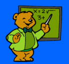 Dibujo Profesor oso pintado por rrrodrigo