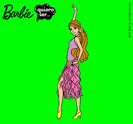 Barbie flamenca