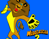 Dibujo Madagascar 2 Alex 2 pintado por Anahii