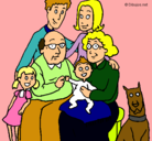 Dibujo Familia pintado por anllerina