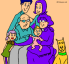 Dibujo Familia pintado por jjjjjjjjjjjj