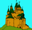 Dibujo Castillo medieval pintado por david363