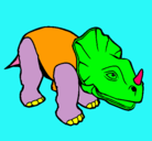 Dibujo Triceratops II pintado por cyndel