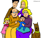 Dibujo Familia pintado por fabilindaaaaaa