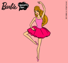 Dibujo Barbie bailarina de ballet pintado por niiicole