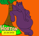 Dibujo Horton pintado por critina