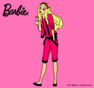 Dibujo Barbie con look casual pintado por noe_2011