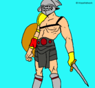 Dibujo Gladiador pintado por juanca10