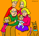 Dibujo Familia pintado por nyijgiijg