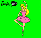 Dibujo Barbie bailarina de ballet pintado por natyy