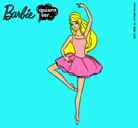 Dibujo Barbie bailarina de ballet pintado por canemiel