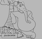 Dibujo Horton pintado por juan1