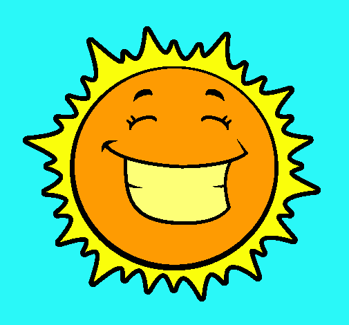 Sol sonriendo