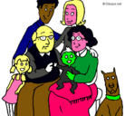 Dibujo Familia pintado por geronimo21