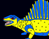 Dibujo Dinosaurio pintado por messi56
