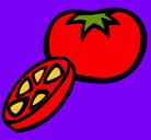 Dibujo Tomate pintado por maiispec