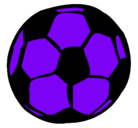 Dibujo Pelota de fútbol pintado por yt67987