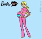 Dibujo Barbie piloto de motos pintado por Chic_Top_Star