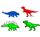 Dibujo Dinosaurios de tierra pintado por milovan