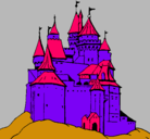 Dibujo Castillo medieval pintado por yernelin