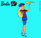 Dibujo Barbie cocinera pintado por valeria05