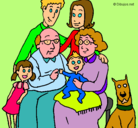Dibujo Familia pintado por Rosmery