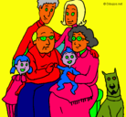 Dibujo Familia pintado por martinaysido