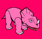 Dibujo Triceratops II pintado por santiagog