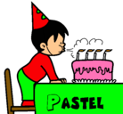 Dibujo Pastel de cumpleaños III pintado por saira