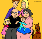 Dibujo Familia pintado por davidyvaleri