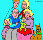 Dibujo Familia pintado por nicolcita 