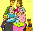 Dibujo Familia pintado por aqrewt