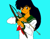 Dibujo Kagome pintado por Ahome1999